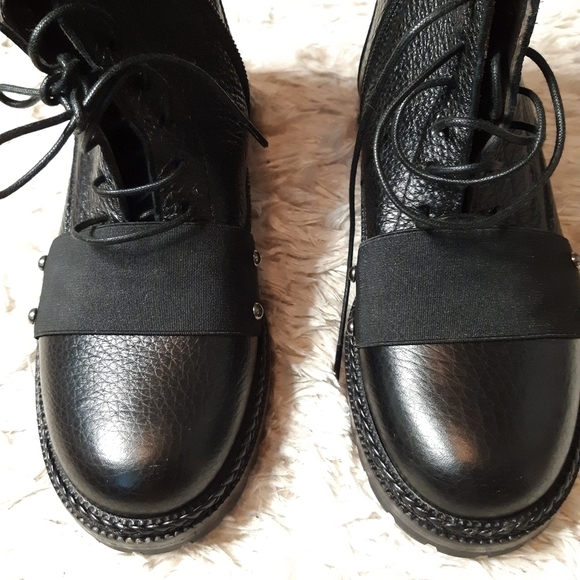 LAURA bellariva leather combat boots - Picture 13 of 14